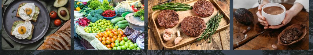 Chef-prepared meals — plated dishes, local produce, and nourishing drinks